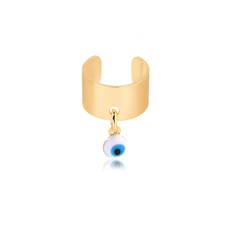 Piercing Folheado a Ouro 18K Olho Grego