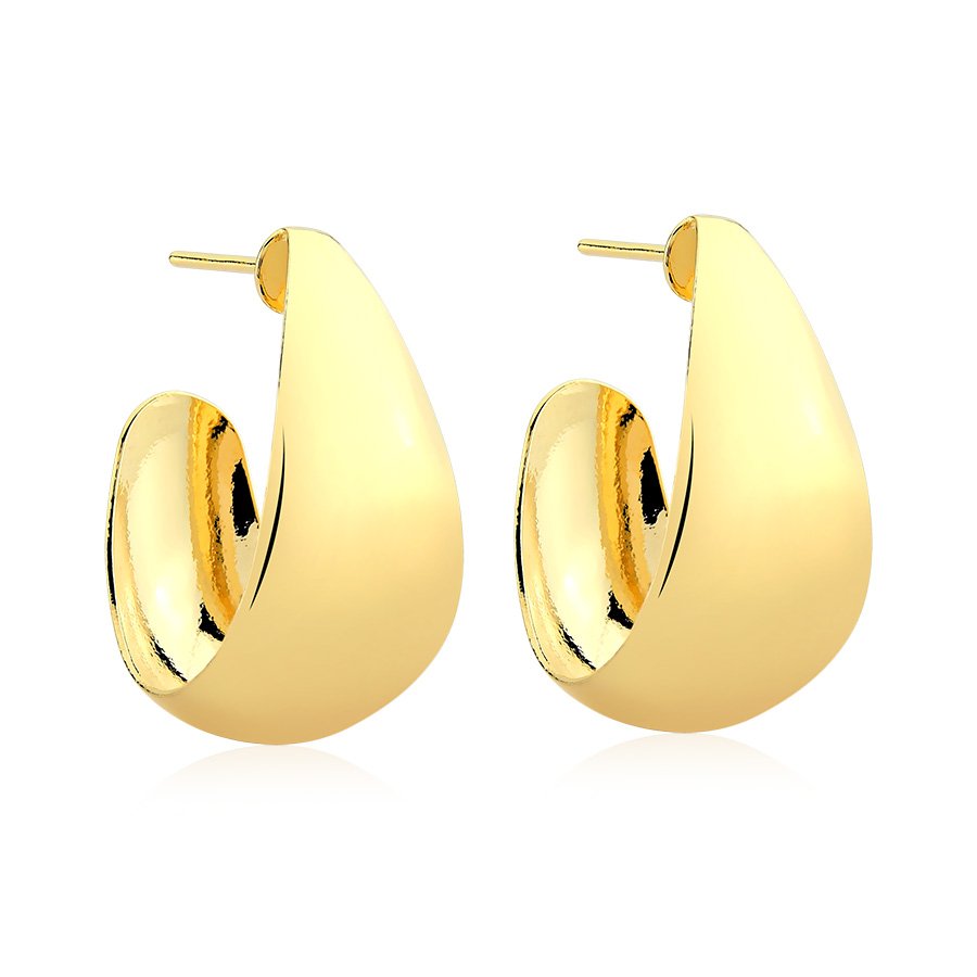 Brinco argola banhado ouro18k