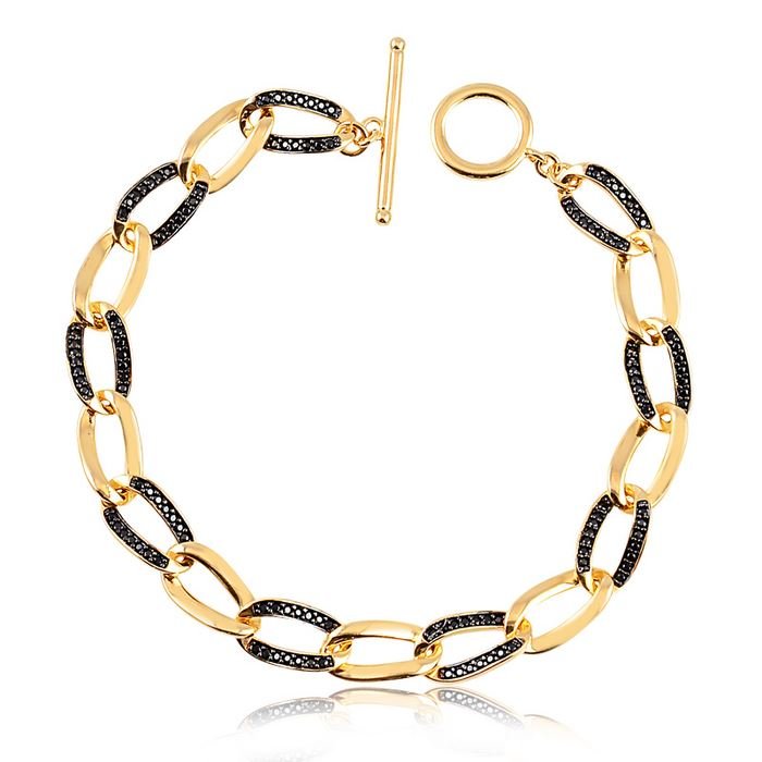 Pulseira Folheada a Ouro 18K - Elos