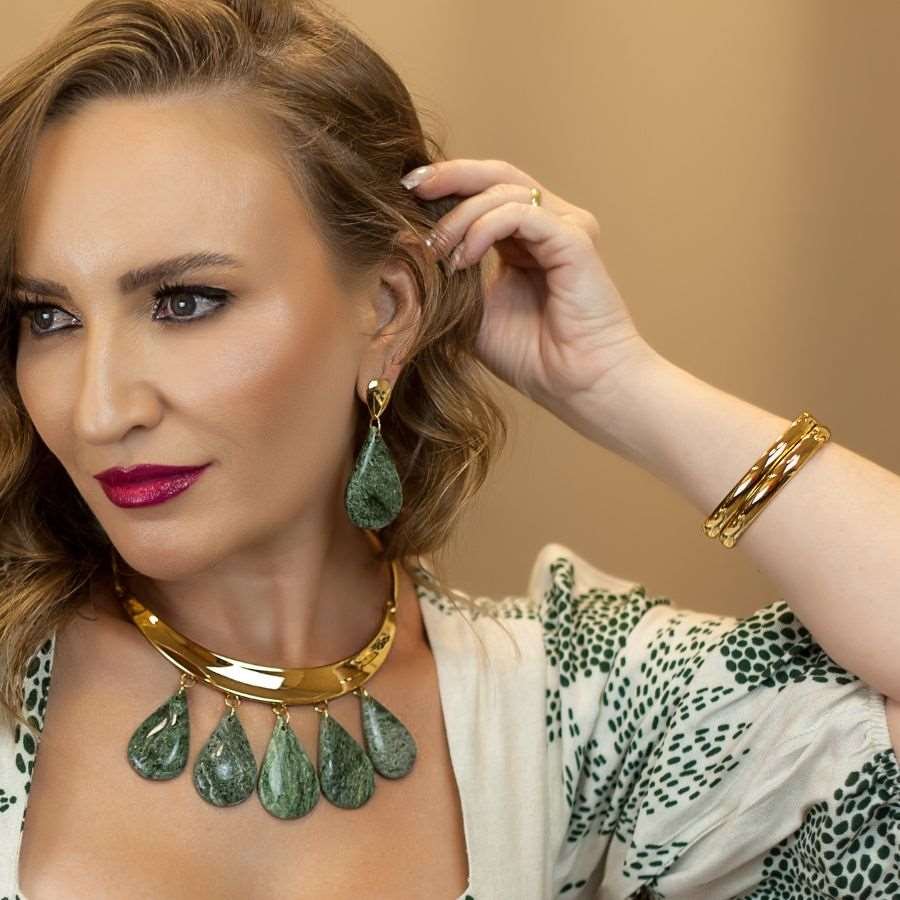 Bracelete Liso Folheado a Ouro 18K