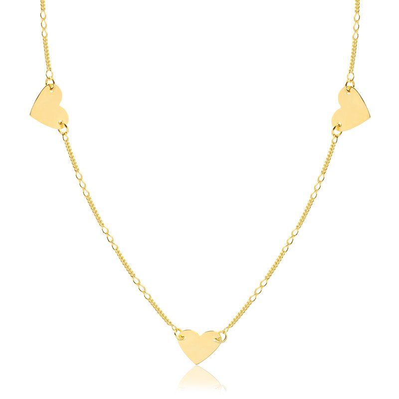 Gargantilha Longa banhada a Ouro 18K