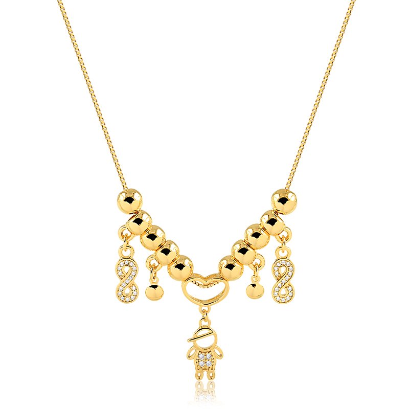 Gargantilha Filho banhada a Ouro 18K